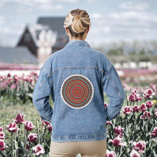 Mandala 6  Denim Jacket