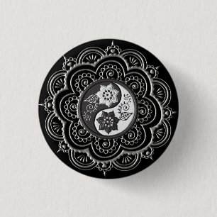 Mandala 7 1 inch round button