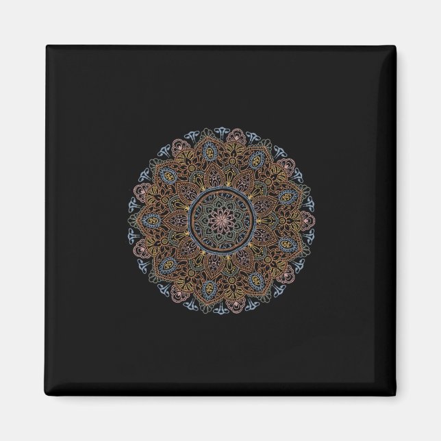 Mandala 8647 Feminist  Magnet (Front)