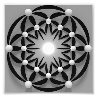 Mandala-abstract-3d Photo Print