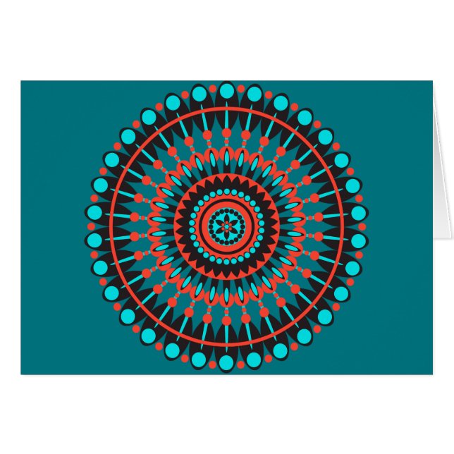Mandala amérindienne (Devant horizontal)