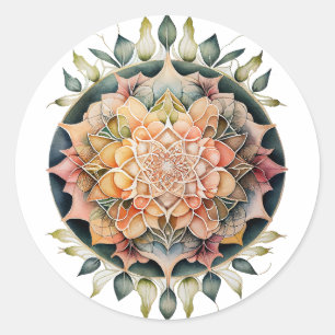 Mandala: An Oasis Of Peace and Tranquility Classic Round Sticker