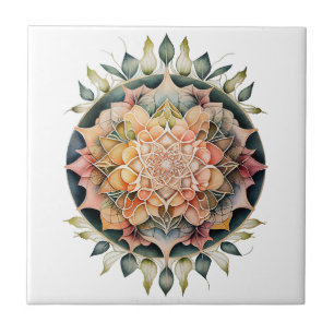 Mandala: An Oasis Of Peace and Tranquility Tile