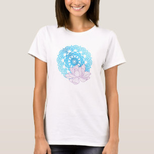 Mandala and Lotus T-Shirt