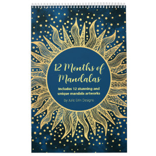 Mandala Art Calendar - 12 Months of Mandalas