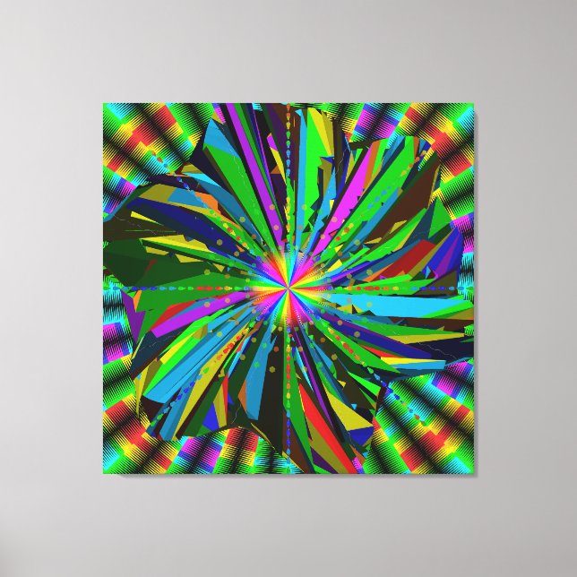 Mandala Art Canvas Print (Front)