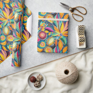 Mandala Art – Colourful Geometric Bohemian Decor Wrapping Paper