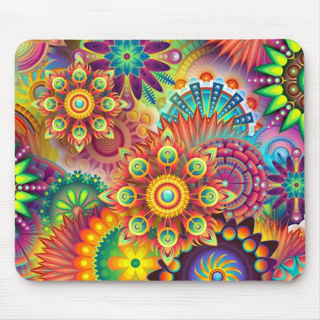 Mandala art mouse pad (Front)
