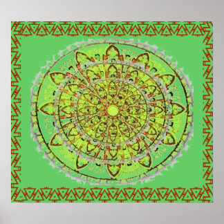 Mandala Art Poster