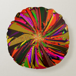 Mandala Art Round Pillow