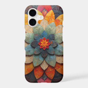 Mandala Art Textured Flower