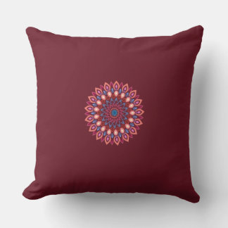 mandala art Throw Pillow