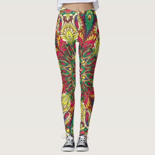 Mandala Bandana: Vintage Seamless Design. Leggings