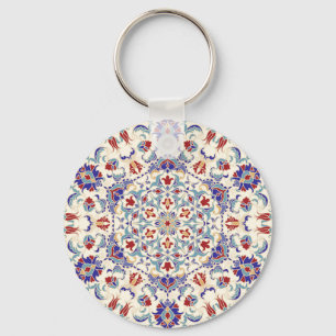 Mandala Beauty: Colourful Cultural Mosaic Keychain