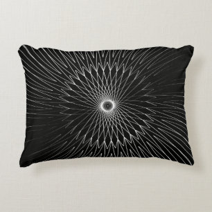 Mandala, Bicycle Wires 1 Accent Pillow
