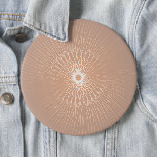 Mandala, Bicycle Wires 5 6 Inch Round Button