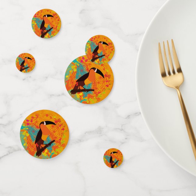 Mandala bird confetti (Group)