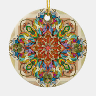 Mandala Birds Ornament