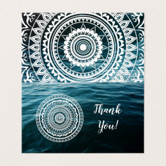 Mandala Blanc Laissez la mer vous libérer