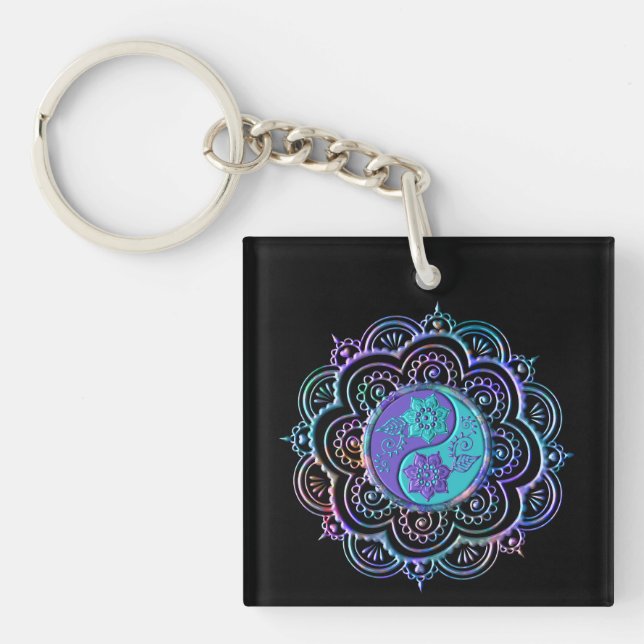 Mandala bleu et violet (Devant)