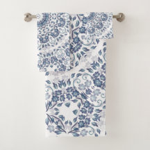 Mandala bleu poussiéreux 