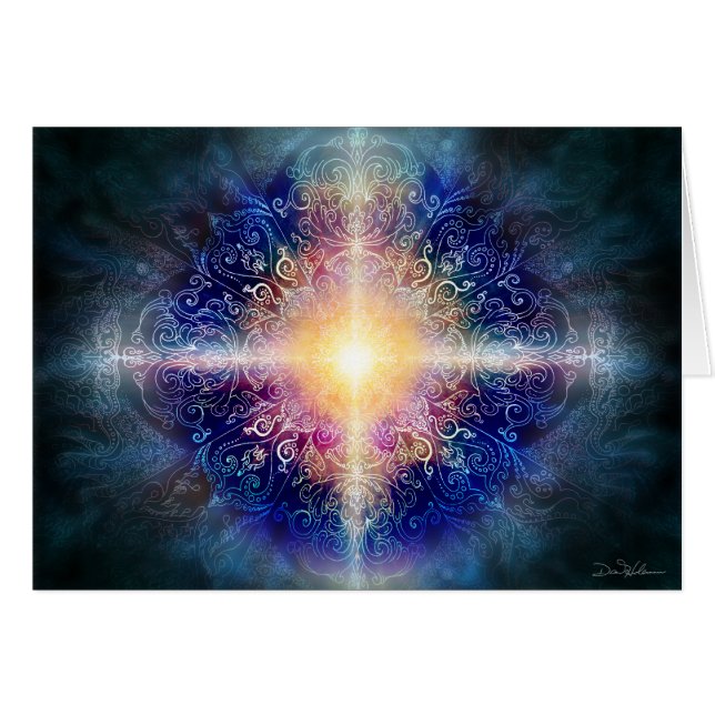Mandala Blue 5 (Front Horizontal)