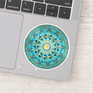 Mandala Blue Gold