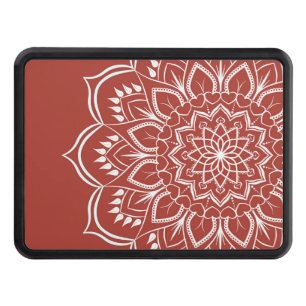 Mandala boho bohemian trailer hitch cover