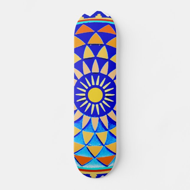 Mandala Bouddha Skateboard (Recto)