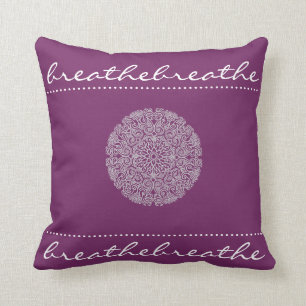 Mandala Breathe Throw Pillow