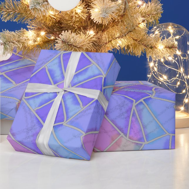 Mandala Bright Chalk Sketch Wrapping Paper (Holidays)