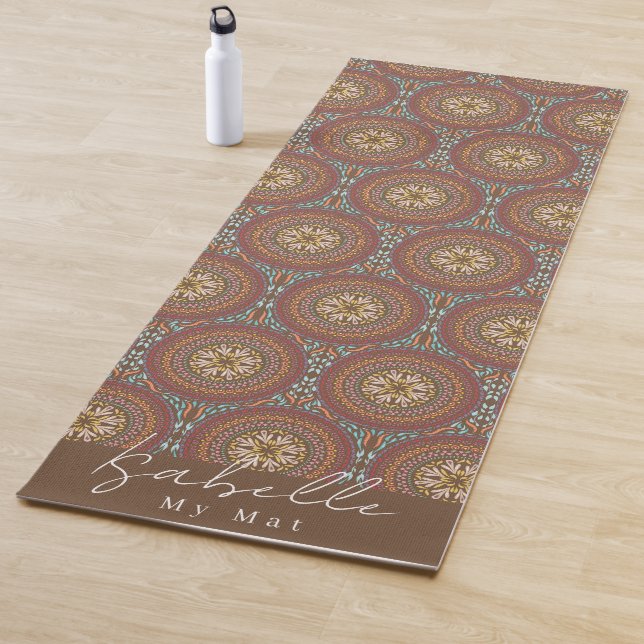 Mandala Brown Yoga Mat (In Situ)