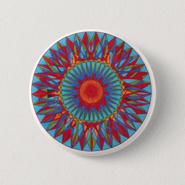 Mandala Button  Silly Trilly 1 (Front)