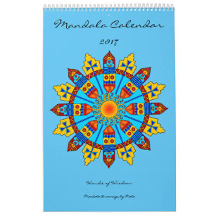 Mandala Calendar 2017 Words of Wisdom
