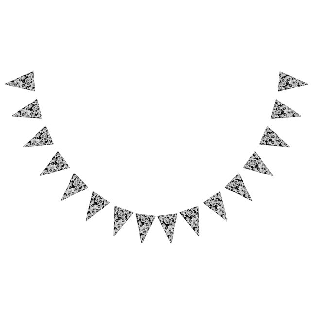 mandala calming colouring page bunting flags (All)