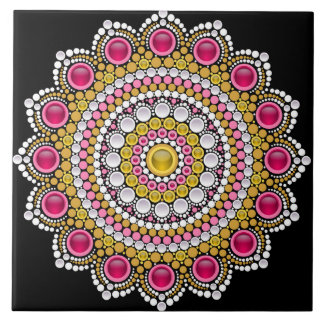 Mandala Ceramic Tile