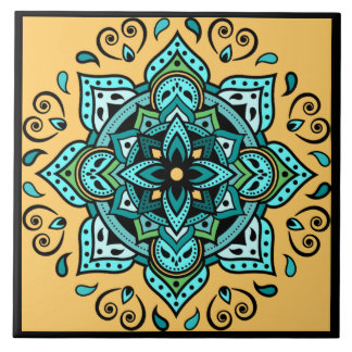Mandala Ceramic Tile