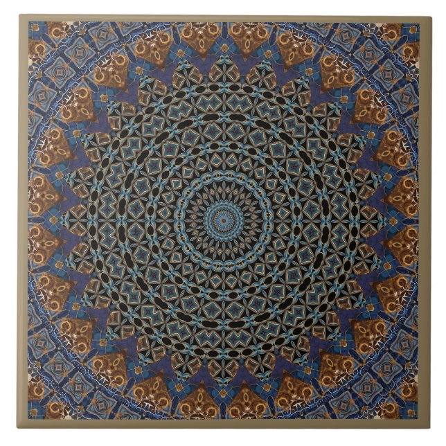 Mandala Ceramic Tile (Front)
