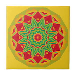 Mandala Ceramic Tile