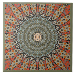 Mandala Ceramic Tile