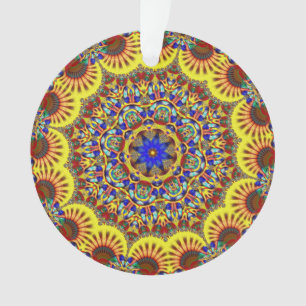 Mandala Christmas Star Ornament