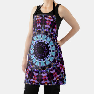 Mandala Circle Psychedelic Trippy Hippie Boho Apron
