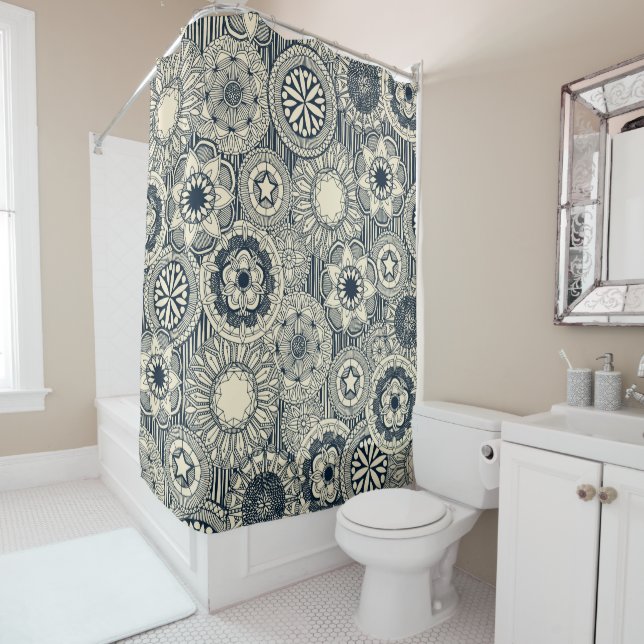 mandala cirque indigo cream (In Situ)