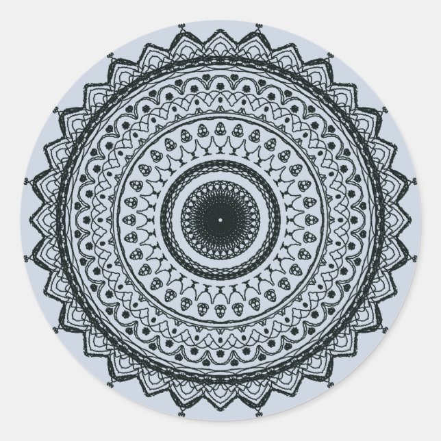 Mandala Classic Round Sticker (Front)