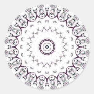 Mandala Classic Round Sticker