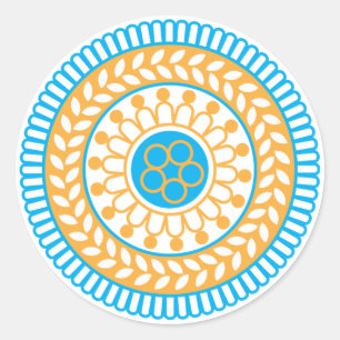 Mandala Classic Round Sticker