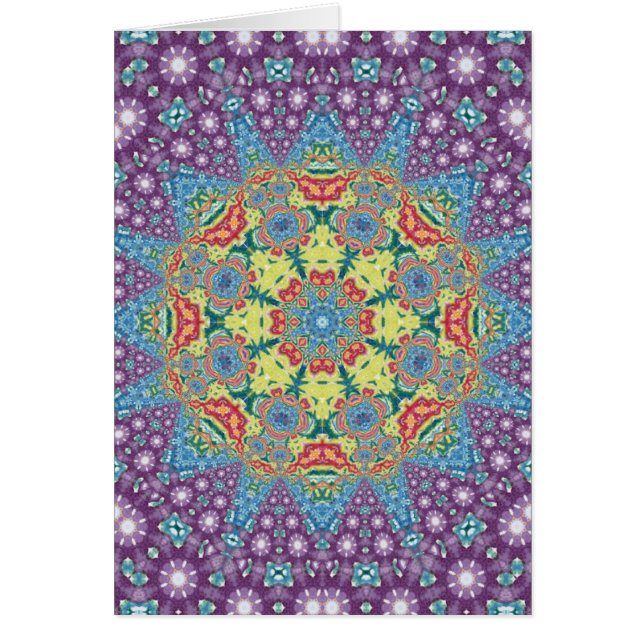 Mandala coloré de méditation (Devant)