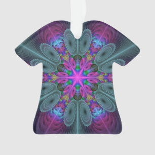 Mandala Colorful Striant Fractal Art Kaleidoscope