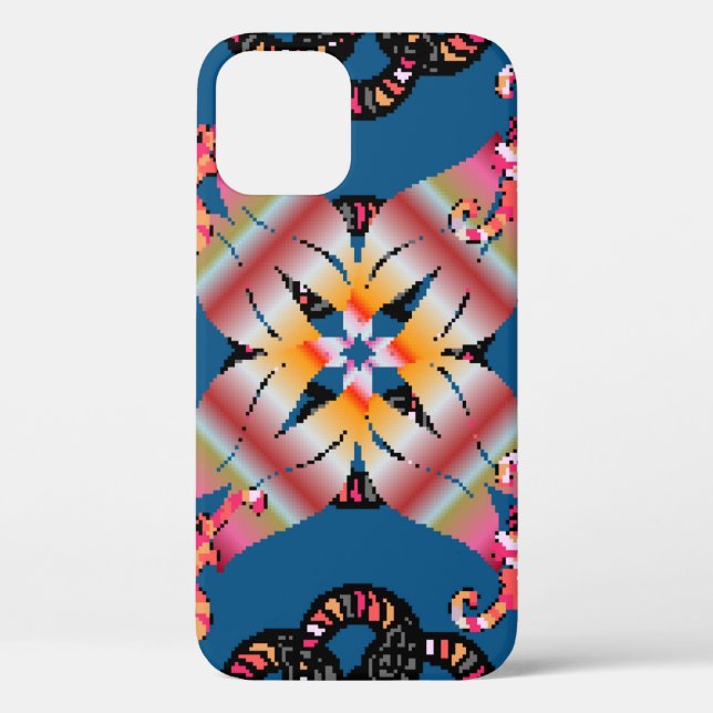Mandala coloured on a yellow background. Invitatio Case-Mate iPhone Case (Back)