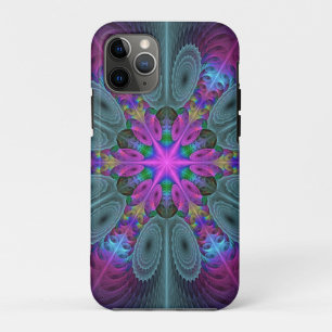 Mandala Colourful Striking Fractal Art Kaleidoscop iPhone 11 Pro Case